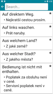 German - Czech android App screenshot 4